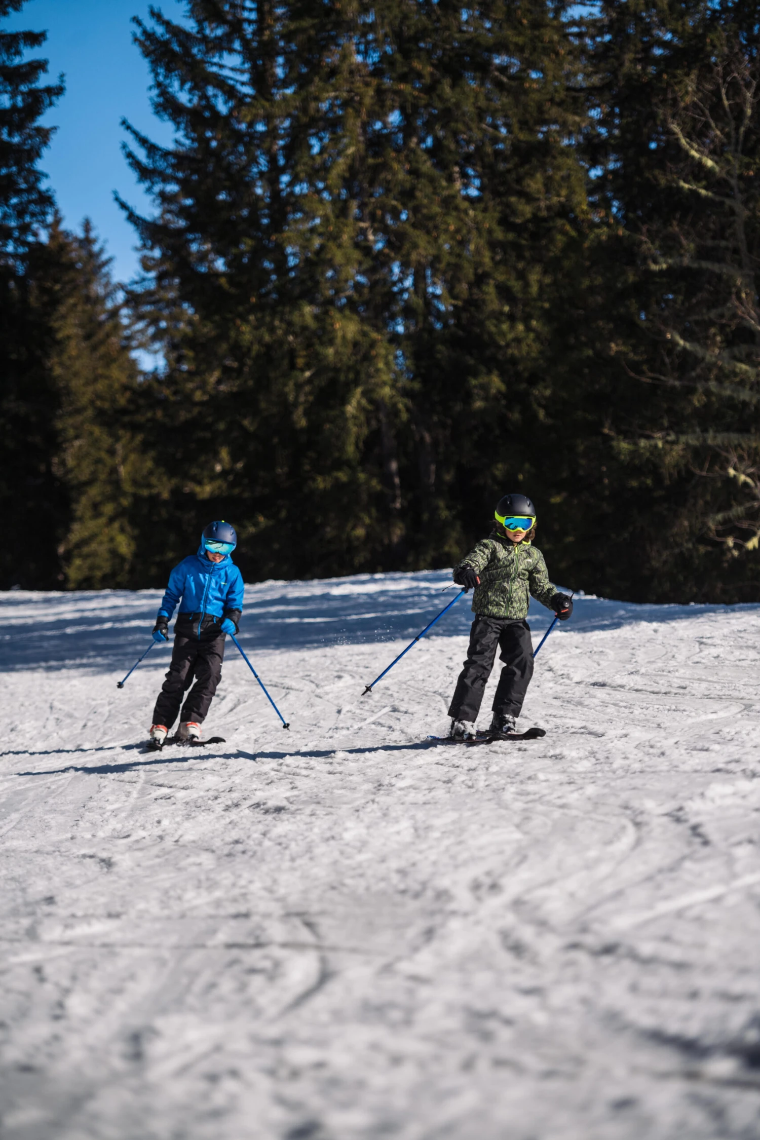 WEDZE Kids' Downhill Ski Jacket - 100 Blue 16 WEDZE Kids' Downhill Ski Jacket - 100 Blue - Image 16