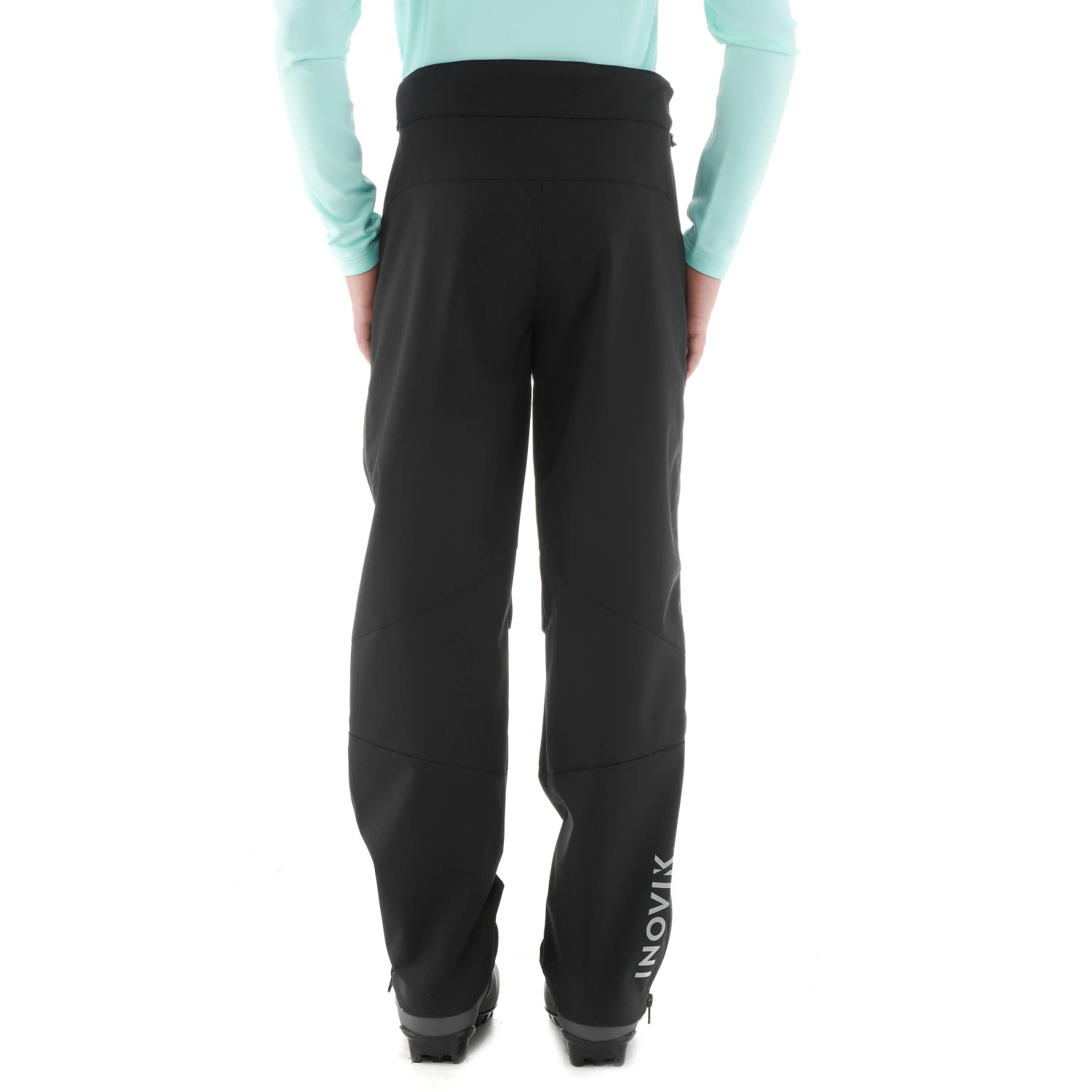 Kids Cross-Country Ski Overpants - 150 Black 4 Kids Cross-Country Ski Overpants - 150 Black - Image 4