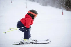 WEDZE Kids' Downhill Ski Jacket - PNF 500 Red -WEDZE SHOP 500 pulln fit downhill ski jacket kids 13