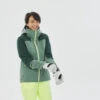 WEDZE Women's Ski Jacket - 500 Green