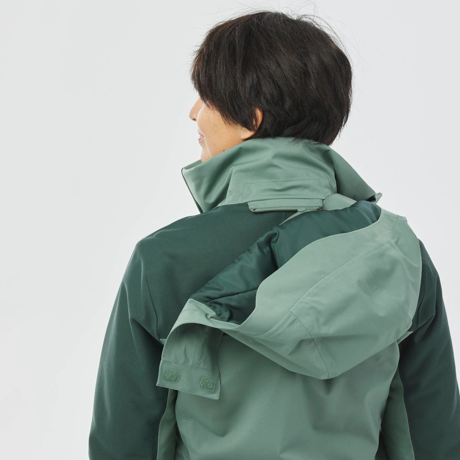 WEDZE Women's Ski Jacket - 500 Green 13 WEDZE Women's Ski Jacket - 500 Green - Image 13