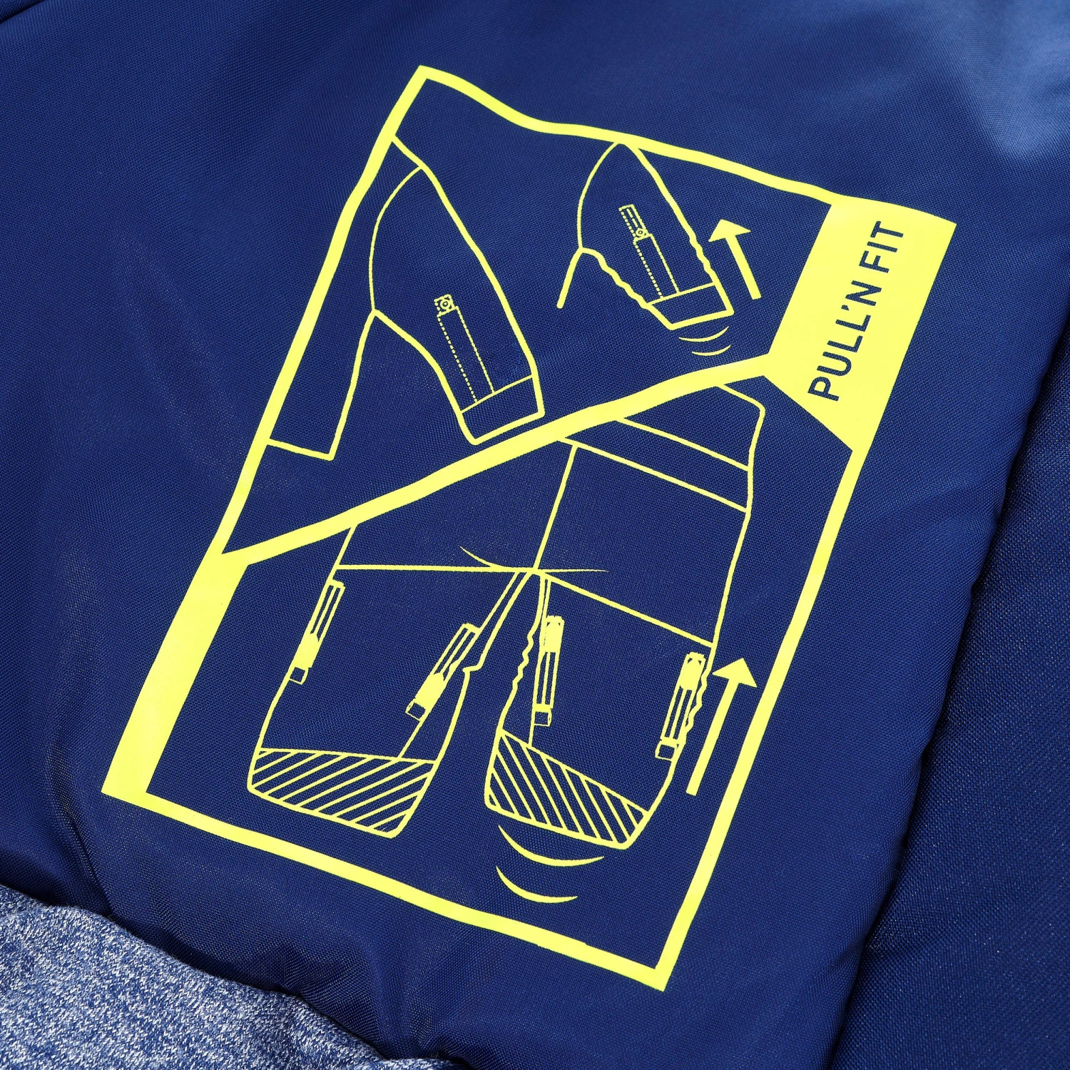 WEDZE Kids' Downhill Ski Suit - 580 Blue 17 WEDZE Kids' Downhill Ski Suit - 580 Blue - Image 17