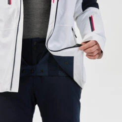 WEDZE Men's Downhill Ski Jacket - 580 White/Blue 27 WEDZE Men's Downhill Ski Jacket - 580 White/Blue -WEDZE SHOP 580 ski jacket men 12