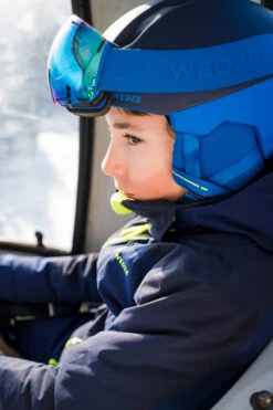 WEDZE Kids' Downhill Ski Jacket - 900 Blue -WEDZE SHOP 900 downhill ski jacket kids 13