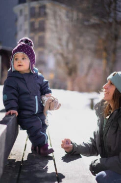 WEDZE Kids' Snowsuit - Warm 500 Blue -WEDZE SHOP baby ski snowsuit warm blue 16