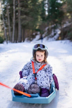 WEDZE Kids' Snowsuit - Warm 500 Grey -WEDZE SHOP baby ski snowsuit warm blue patterns 11