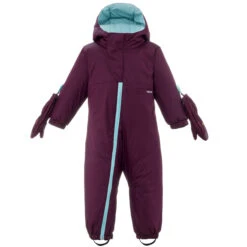 WEDZE Kids' Snowsuit - Warm 500 Purple -WEDZE SHOP baby ski snowsuit warm purple 8