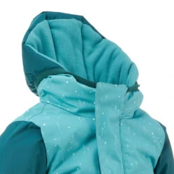 WEDZE Kids' Winter Jacket - Warm Blue -WEDZE SHOP baby winter jacket warm blue 7