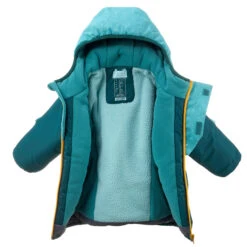 WEDZE Kids' Winter Jacket - Warm Blue -WEDZE SHOP baby winter jacket warm blue 8