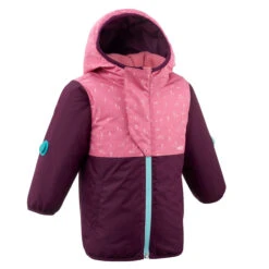 WEDZE Kids' Winter Jacket - Warm Purple