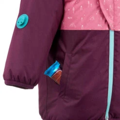 WEDZE Kids' Winter Jacket - Warm Purple -WEDZE SHOP baby winter jacket warm purple 5