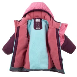 WEDZE Kids' Winter Jacket - Warm Purple -WEDZE SHOP baby winter jacket warm purple 8