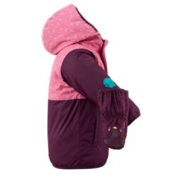 WEDZE Kids' Winter Jacket - Warm Purple -WEDZE SHOP baby winter jacket warm purple 9