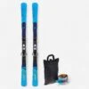 WEDZE Backcountry Skis With Bindings And Skins - XLD 500 Black/Blue