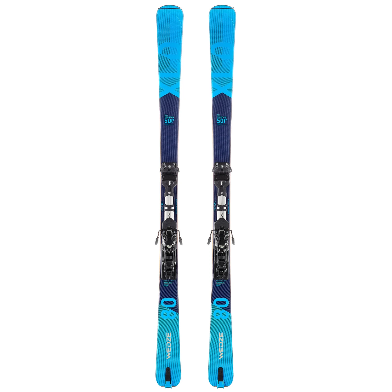 WEDZE Backcountry Skis With Bindings And Skins - XLD 500 Black/Blue 12 WEDZE Backcountry Skis With Bindings And Skins - XLD 500 Black/Blue - Image 12