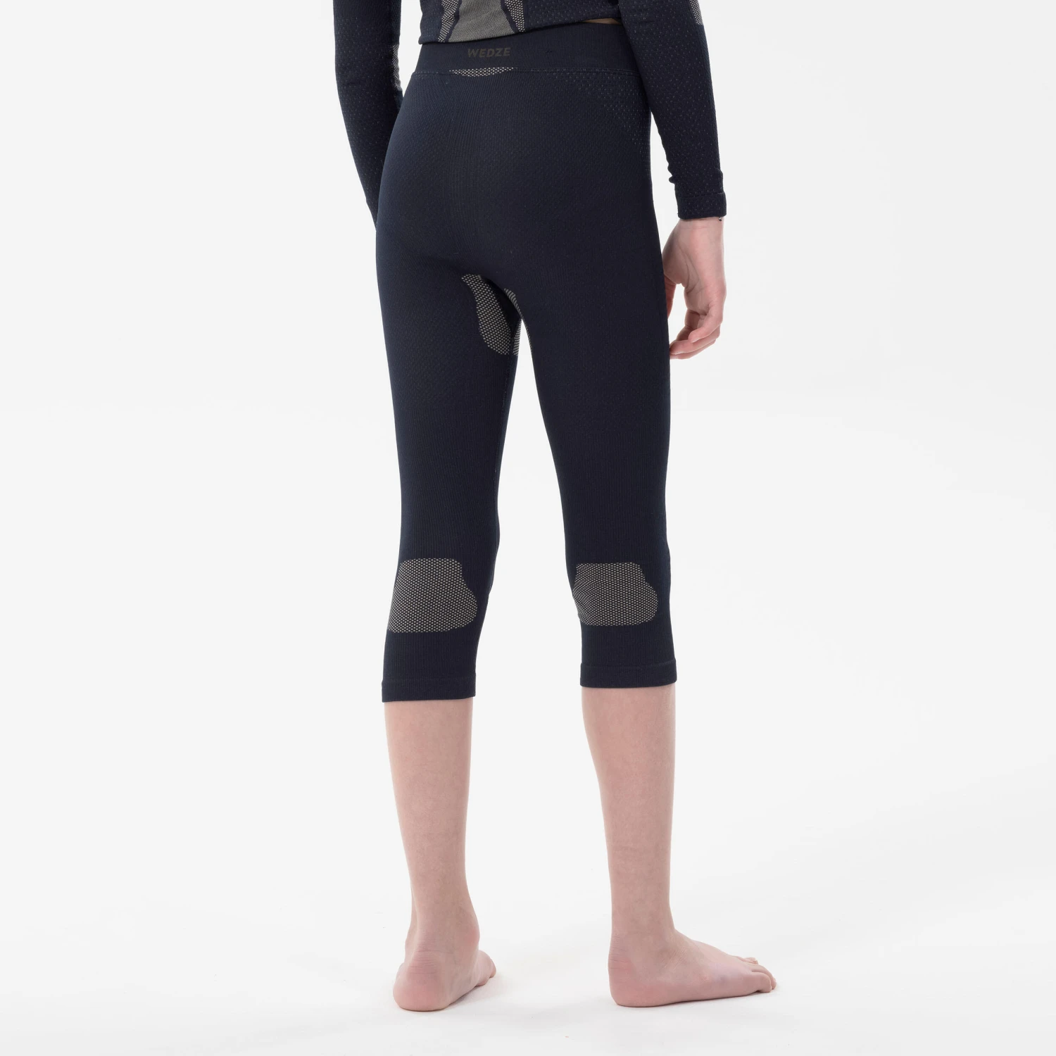 WEDZE Kids’ Ski Base Layer Bottoms - BL 500 Blue 7 WEDZE Kids’ Ski Base Layer Bottoms - BL 500 Blue - Image 7