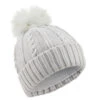 WEDZE Cable-Knit Wool Fur Hat - Kids