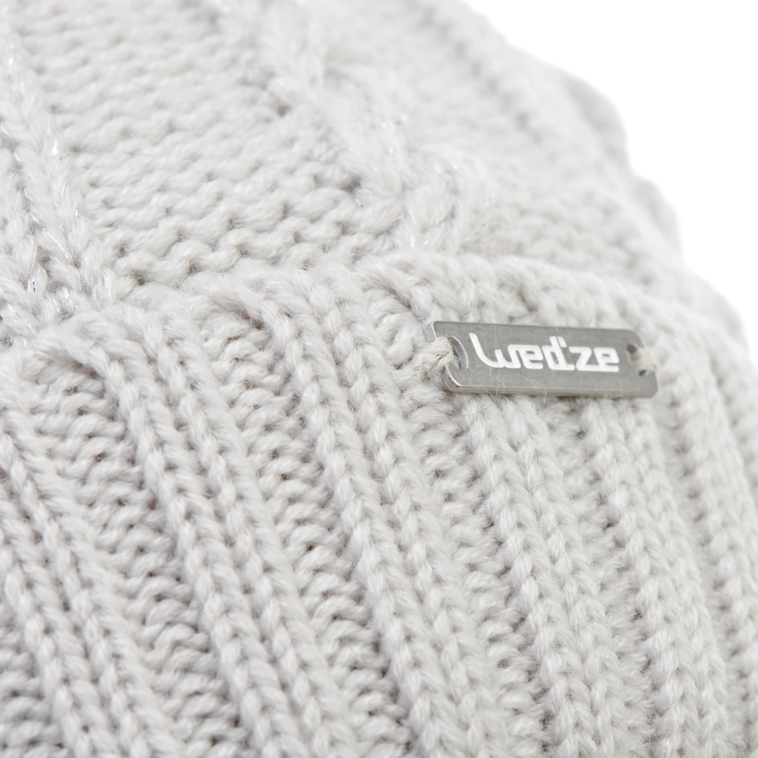 WEDZE Cable-Knit Wool Fur Hat - Kids 5 WEDZE Cable-Knit Wool Fur Hat - Kids - Image 5