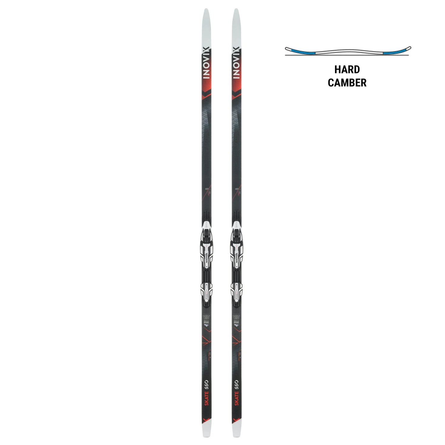 Cross-Country Skate Skis - XCS 550 Hard Camber 1 Cross-Country Skate Skis - XCS 550 Hard Camber