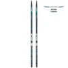 Cross-Country Skis With Xcelerator Bindings - XC S 550 Skins Medium Camber