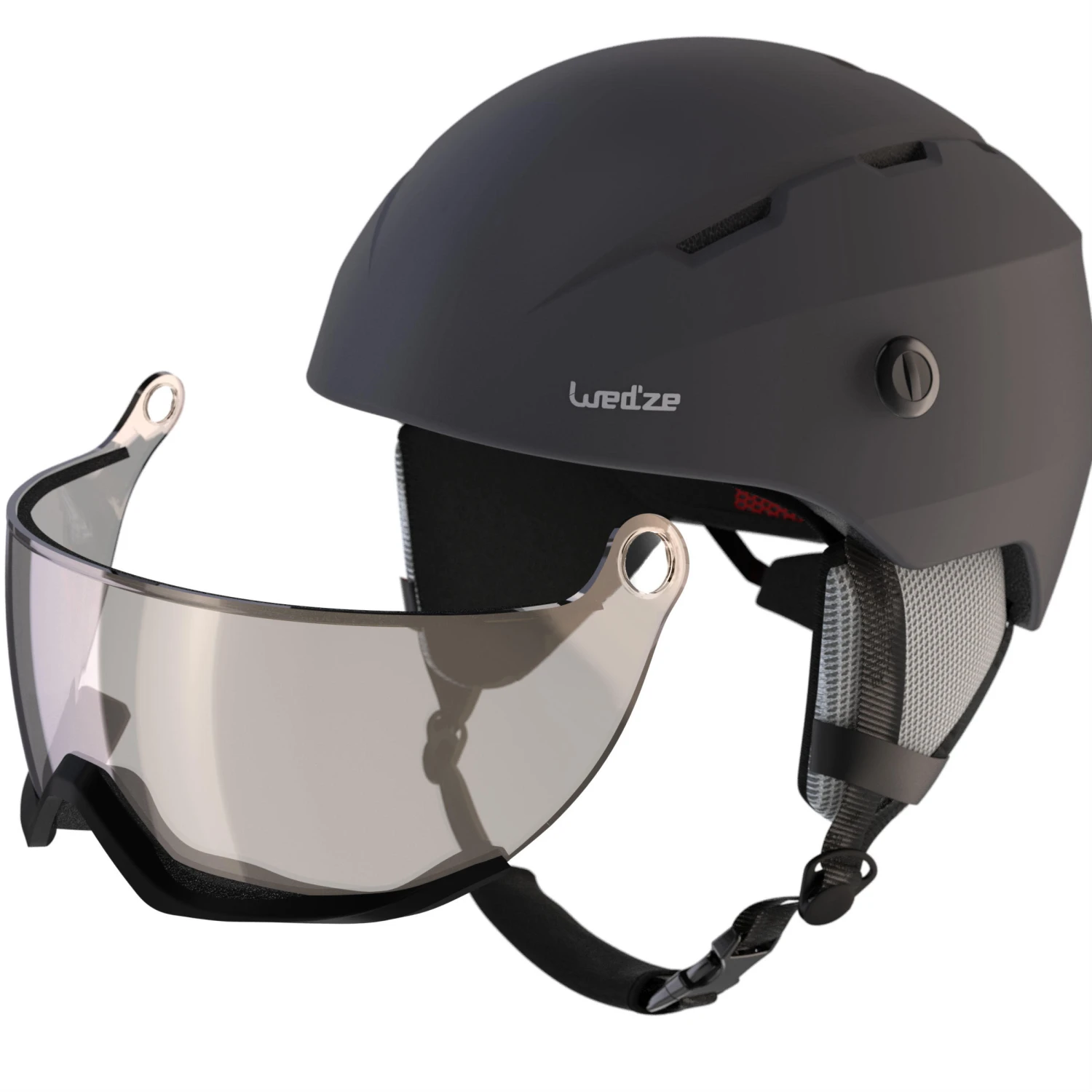 WEDZE Downhill Ski Helmet - H 350 Grey 4 WEDZE Downhill Ski Helmet - H 350 Grey - Image 4