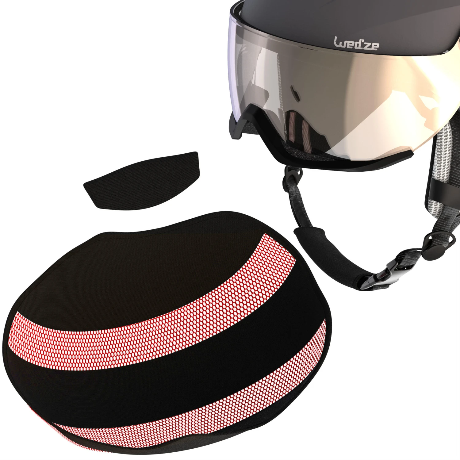 WEDZE Downhill Ski Helmet - H 350 Grey 6 WEDZE Downhill Ski Helmet - H 350 Grey - Image 6