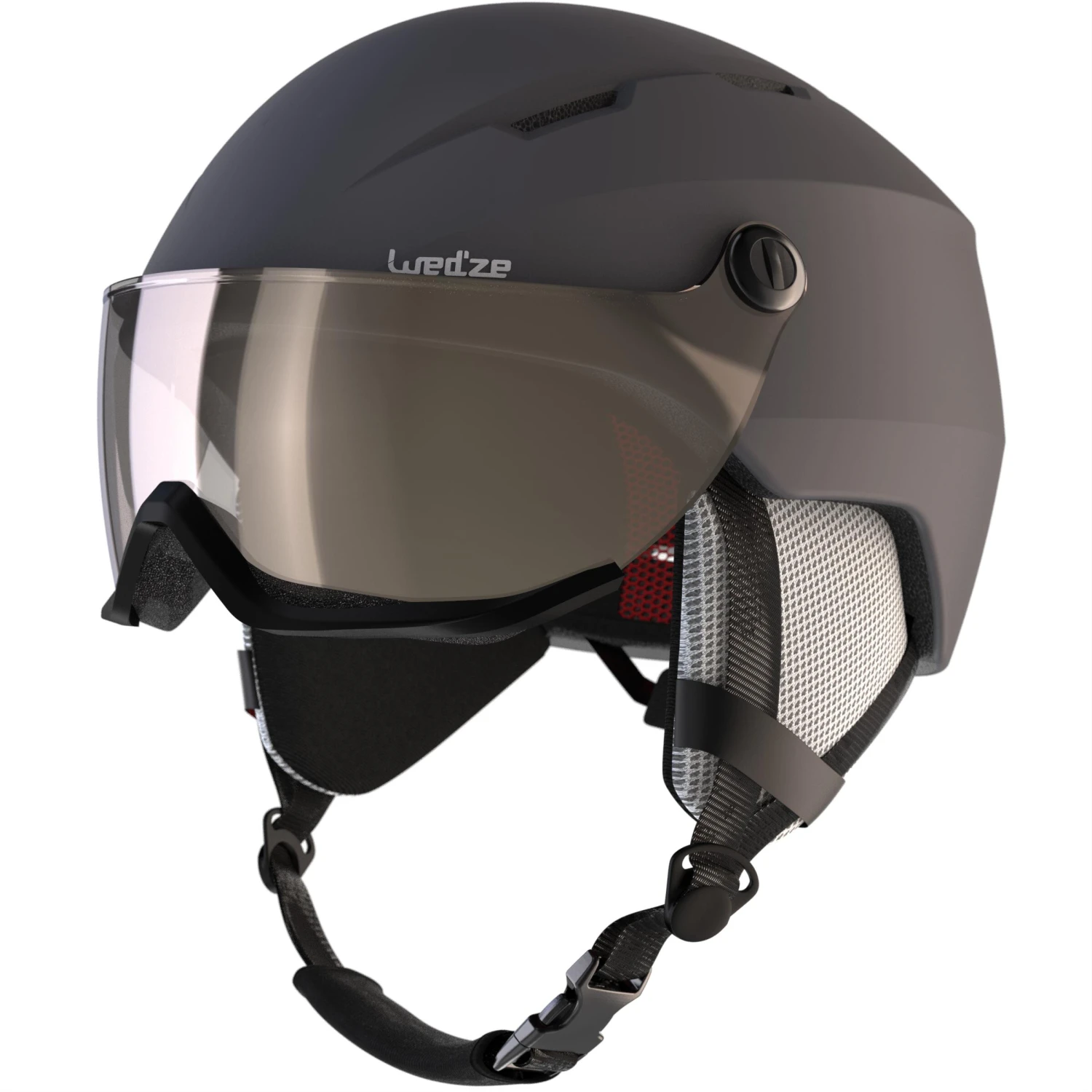 WEDZE Downhill Ski Helmet - H 350 Grey 1 WEDZE Downhill Ski Helmet - H 350 Grey