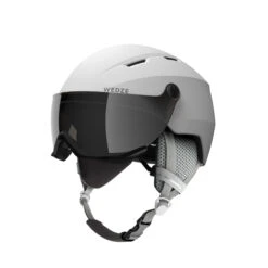 WEDZE Downhill Ski Helmet With Visor - H 350 White -WEDZE SHOP downhill ski helmet with visor h 350 white 6