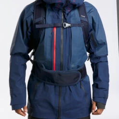 WEDZE Freeride Ski Backpack With Back Protector - FR 100 Blue -WEDZE SHOP freeride ski backpack with back protector fr 100 blue 10