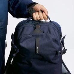 WEDZE Freeride Ski Backpack With Back Protector - FR 100 Blue -WEDZE SHOP freeride ski backpack with back protector fr 100 blue 19