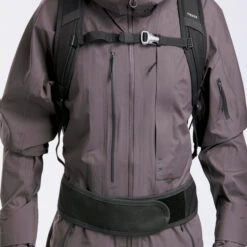 WEDZE Freeride Ski Backpack With Back Protector - FR 100 Burgundy -WEDZE SHOP freeride ski backpack with back protector fr 100 burgundy 14