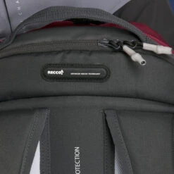 WEDZE Freeride Ski Backpack With Back Protector - FR 100 Burgundy -WEDZE SHOP freeride ski backpack with back protector fr 100 burgundy 17