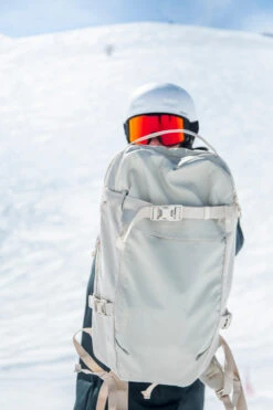 WEDZE Freeride Ski Backpack - FR 100 Beige -WEDZE SHOP freeride ski backpack with laptop pocket fr 23 l beige 16