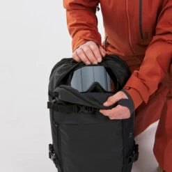 WEDZE Freeride Ski Backpack - FR 100 Black -WEDZE SHOP freeride ski backpack with laptop pocket fr 23 l black 7