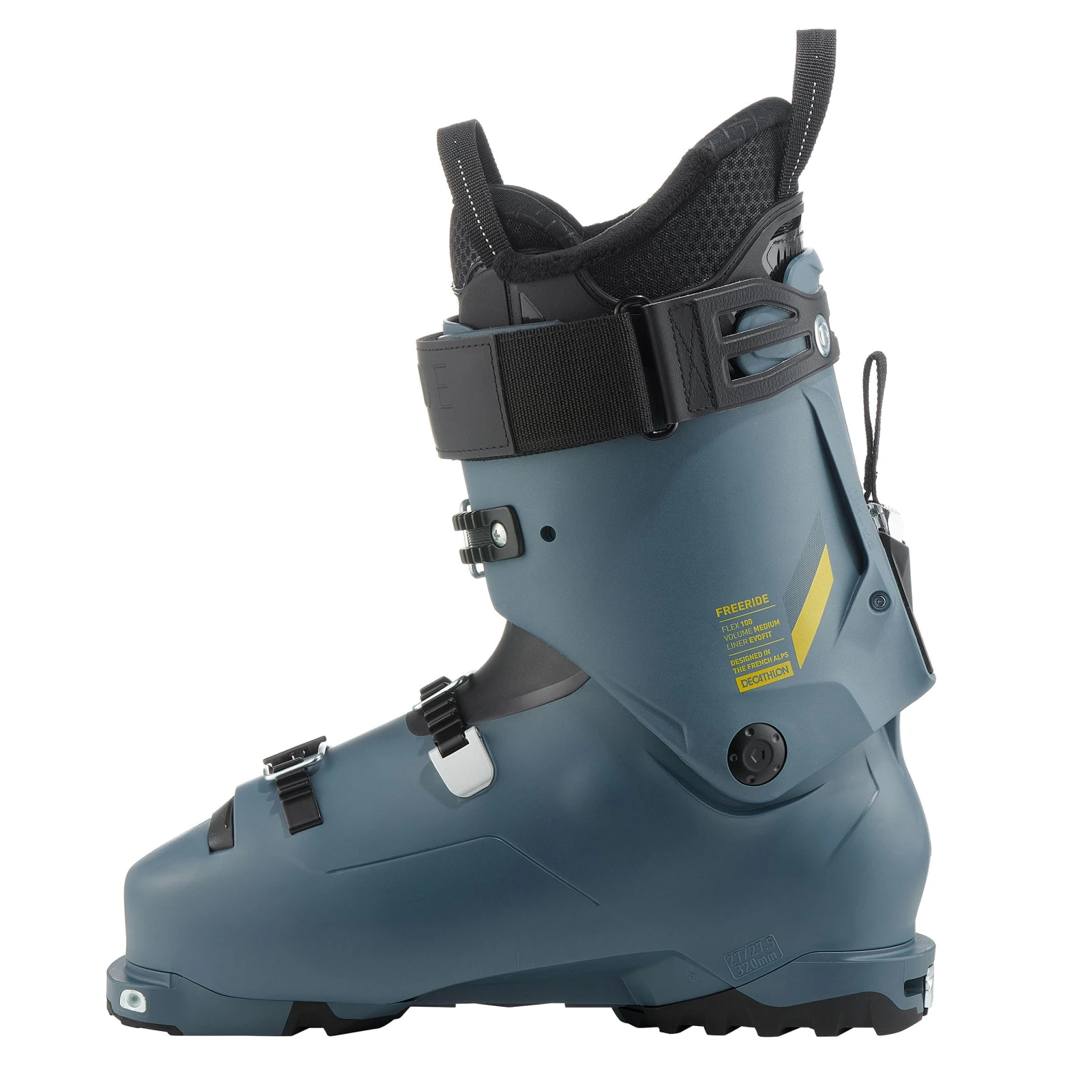 WEDZE Freeride Ski Boots – FR 500 Grey 4 WEDZE Freeride Ski Boots – FR 500 Grey - Image 4