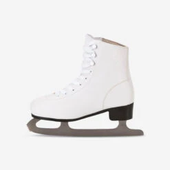 Ice Skates - 100 White -WEDZE SHOP ice skates 100 white 2