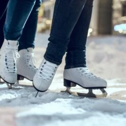 Ice Skates - 100 White -WEDZE SHOP ice skates 100 white 5