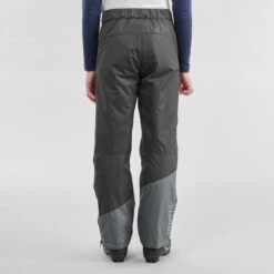 Kids' Cross-Country Ski Pants – 100 Grey -WEDZE SHOP kids cross country ski pants 100 grey 2