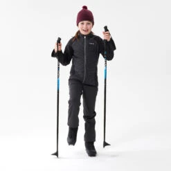Kids' Cross-country Ski Jacket - XC S 550 Black 11 Kids' Cross-country Ski Jacket - XC S 550 Black -WEDZE SHOP kids cross country skiing jacket 550 black 4