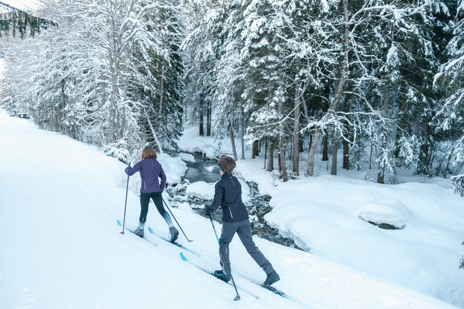 Kids' Cross-country Ski Jacket - XC S 550 Black 6 Kids' Cross-country Ski Jacket - XC S 550 Black - Image 6