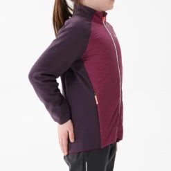 Kids' Cross-country Ski Jacket - XC S 550 Purple -WEDZE SHOP kids cross country skiing jacket 550 purple 2