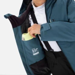 WEDZE Kids' Downhill Ski Padded Jacket - 550 Blue -WEDZE SHOP kids downhill ski padded jacket 550 blue 6