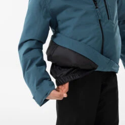 WEDZE Kids' Downhill Ski Padded Jacket - 550 Blue -WEDZE SHOP kids downhill ski padded jacket 550 blue 7