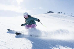 WEDZE Kids’ Ski Jacket - 550 Green -WEDZE SHOP kids downhill ski padded jacket 550 green 17