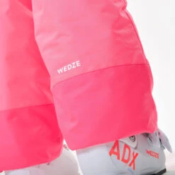 WEDZE Kids' Downhill Ski Pants - 100 Pink -WEDZE SHOP kids downhill ski pants 100 pink 4