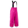 WEDZE Kids’ Downhill Ski Pants - 100 Pink