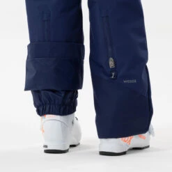 WEDZE Kids’ Downhill Ski Pants - 500 PNF Blue -WEDZE SHOP kids downhill ski pants 500 pnf blue 5