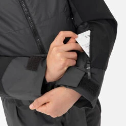 WEDZE Kids' Downhill Skiing Suit - 500 Grey -WEDZE SHOP kids downhill skiing suit 500 grey 5