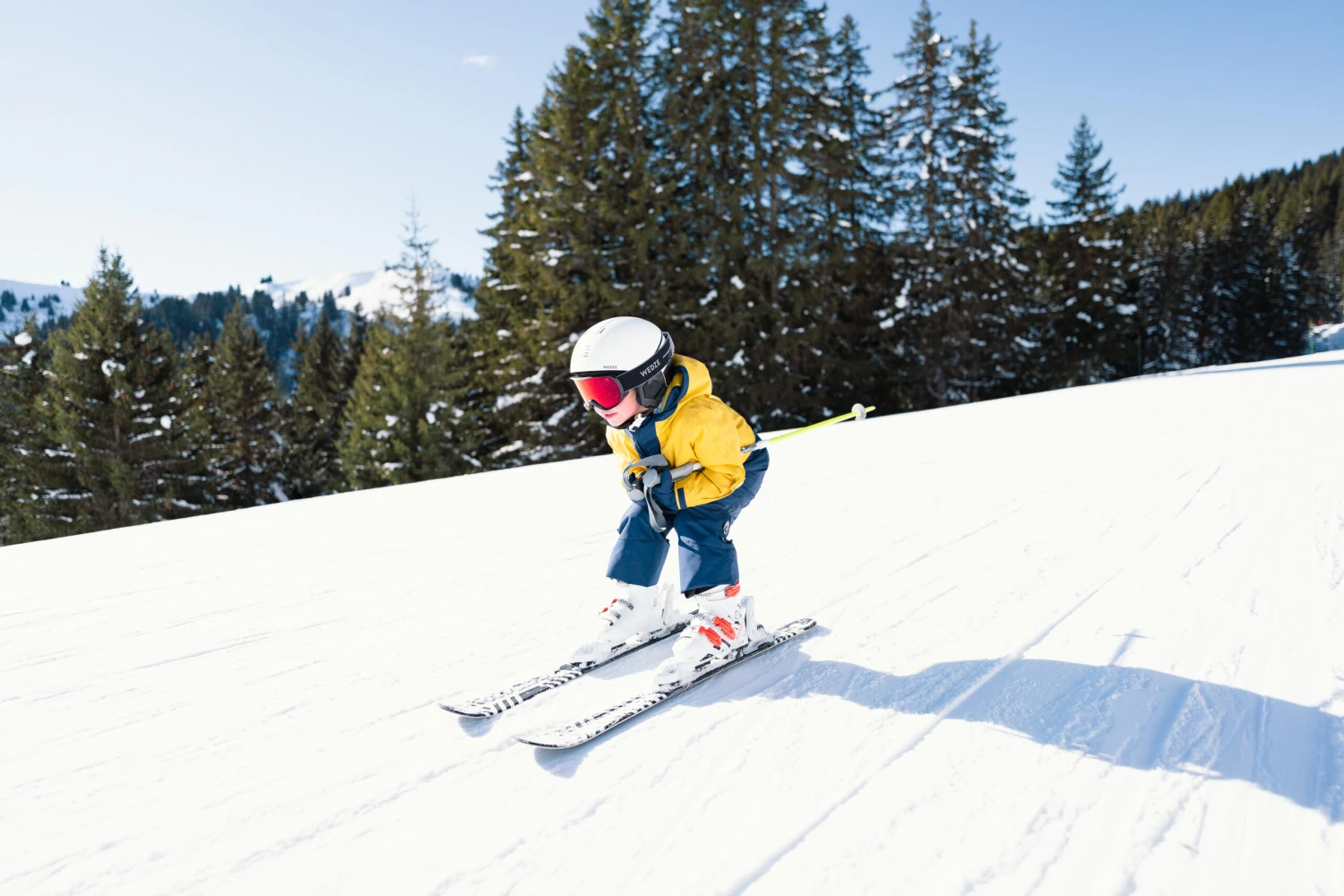 WEDZE Kids' Downhill Skis - Boost 500 Black/White 15 WEDZE Kids' Downhill Skis - Boost 500 Black/White - Image 15