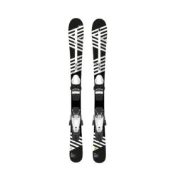 WEDZE Kids' Downhill Skis - Boost 500 Black/White